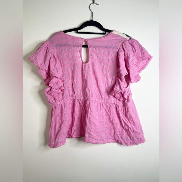 Anthropologie Plenty by Tracy Reese Embroidered Babydoll Blouse - Picture 9 of 12